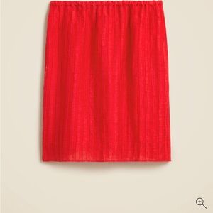 Jcrew linen blend skirt. Bright and beautiful